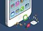 Dribbble - iOS 7 moves in by Marc Clancy
