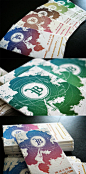 Fabien Barral Unique Letter Press #Business Card | Diseño Gráfico #采集大赛#