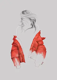 【跨界设计师 Agata Wierzbicka 绘画作品】
Agata Wierzbicka是一位跨界设计师，从事的设计包括建筑设计、家具设计、视觉传达设计、插画等。她的插画作品线条简单明了，似有似无的线条增加了无限的想象空间，用不 完 整呈现出更完美。