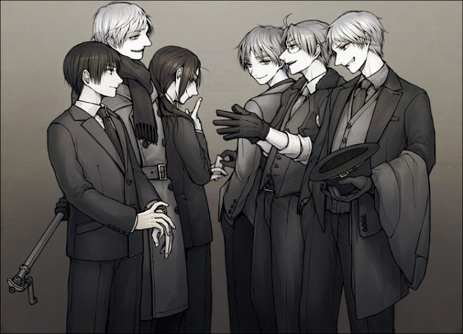 伊万 王耀 亚瑟 阿尔弗雷德 基尔伯德 pixiv aph 黑塔利亚