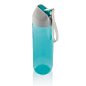 Neva water bottle Tritan 450ml, turquoise | Xindao : Neva is an alternative in the battle against disposable plastic water bottles. With the use of durable Tritan for the 450ml bottle, Neva can be used over and over again. The fabric strap has a double fu