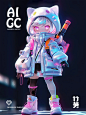 【AIGC】全息荧光赛博朋克IP带你燃爆