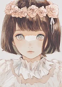一位神仙太太的作品，画风也太美了，这个质感我真的爱了！！！.Twitter：orie_h ​​​