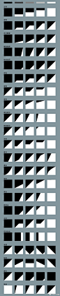前段时间自制的，PS常用混合模式的图解，将纯色混合模式翻译成曲线，避免复杂公式，直观看运算结果，面向硬核玩家，看得懂自取，看不懂不强求，一般用不上，解释：从左至右为黑到白均匀分成5档位，产生的5个结果，图形的横轴纵轴分别是输入输出（0~255） ​​​​