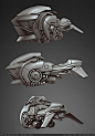 Hoverbike 3D WIP by ZackF on deviantART