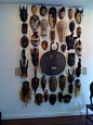 Modern Display African Masks Design, Pictures, Remodel, Decor 