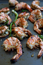 Grilled Shrimp with Kimchi-Miso Butter