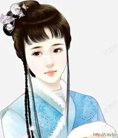 林黛玉古风手绘高清素材 古风 免抠png 设计图片 免费下载