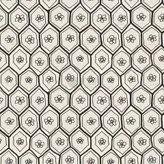 蜂窝。六边形。手绘无缝图案在日本风格。