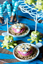 clam cookies and octopus marshmallow pops.