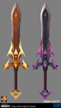 World of Warcraft - Army of the Light Two-Handed Sword, Matthew McKeown : Two-handed sword for the Army of the Light, for patch 7.3, Shadows of Argus!