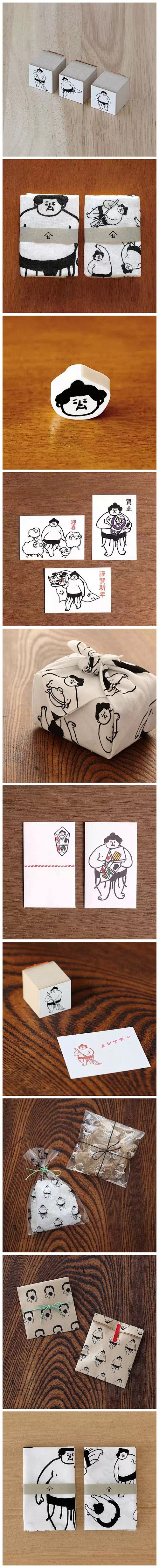 日本杂货品牌「西東」推出了以相扑手为卡通...