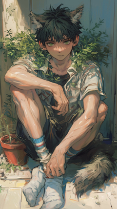 LOOVOOL采集到犬耳男子