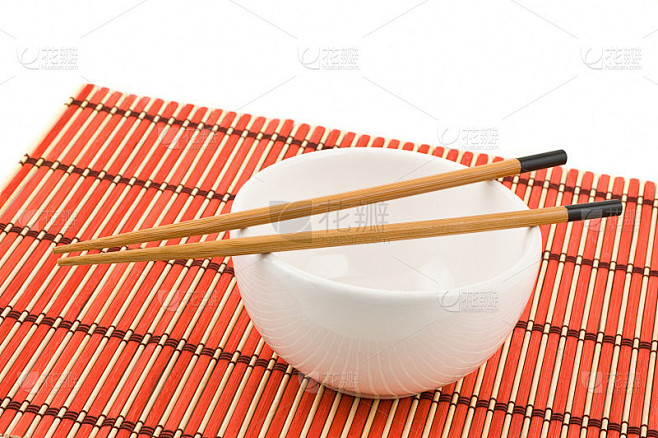 中国的筷子和碗。