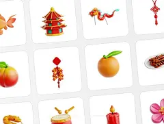 30款3D卡通农历新年春节元宵过年立体插图插画png免抠图片素材下载_颜格视觉