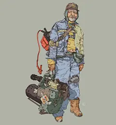 一组风格人物插画设计 ​​​​
英国画师 Calum Alexander Watt ​​​​