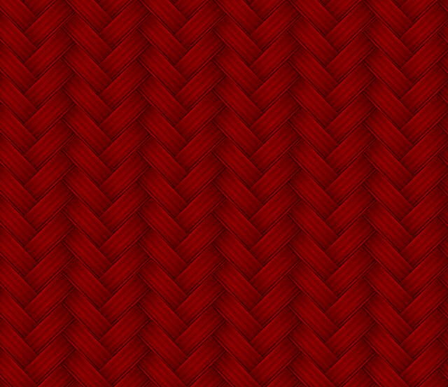 红色编织