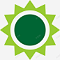 绿色低能耗太阳能图矢量图图标 绿色矢量图标 节能环保 UI图标 设计图片 免费下载 页面网页 平面电商 创意素材