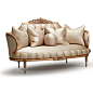 欧式沙发客厅布艺沙发组合奢华简欧双人沙发雕花三人法式沙发家具-淘宝网