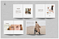 时尚女性服装品牌摄影画册设计Indesign模板素材 CORNEA Photography Portfolio插图(2)