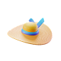 Pamela Hat 3D Illustration