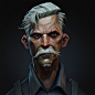 其中包括图片：Old man study portrait, Alexia Lexy Benkaroun