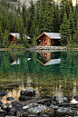 Cabin Reflection, Lake O’Hara, Canada