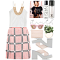 A fashion look from March 2015 featuring lace top, short skirts and Miista. Browse and shop related looks.