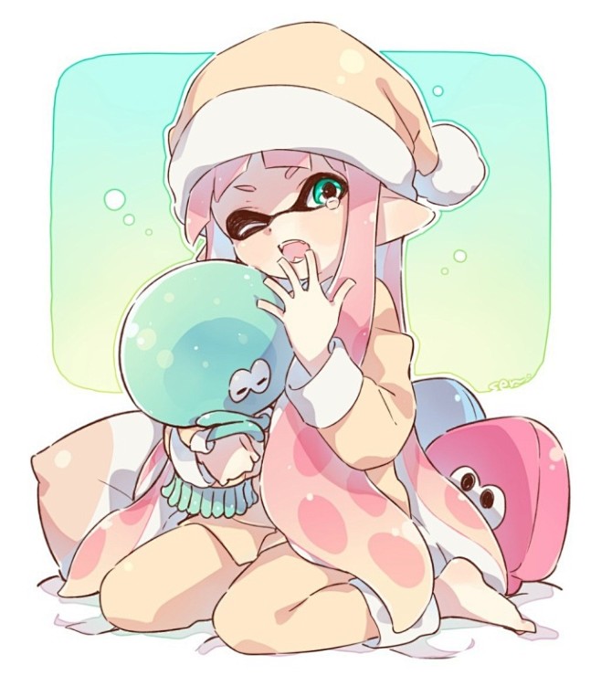 来自岛国绘师的喷射战士2角色插画twittersensquid67676767