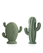 Bloomingville Decorative Ceramic Green Cactus, Set 2 | Bloomingdales's