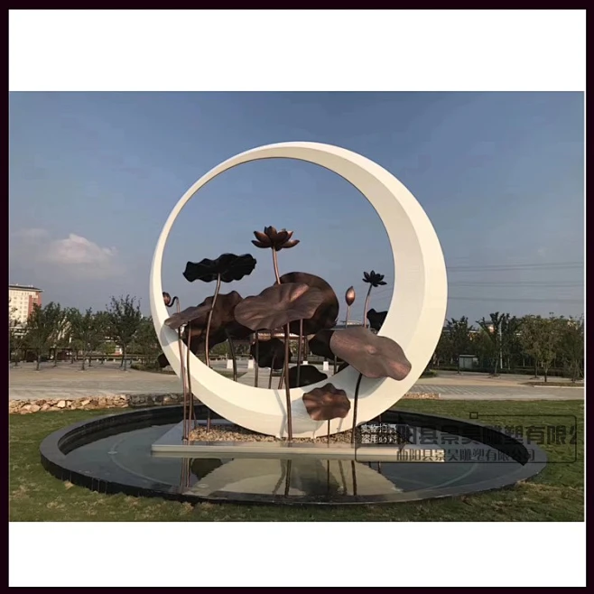 定制大型广场景观小品莲花雕塑公园小区景观装饰雕塑摆件-淘宝网-花瓣网