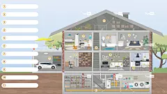 建造 房子 家 室内设计 房间 房子内部 客厅 卧室 厨房