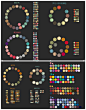日本绘师まなあか制作的配色环（高清戳大图），50种类别非常全面，非常实用，配色困难户福利，转需。