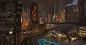scifi city, Timothy Rodriguez : finished sketch
