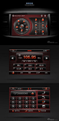 汽车电子 车载 导航 UI  界面设计