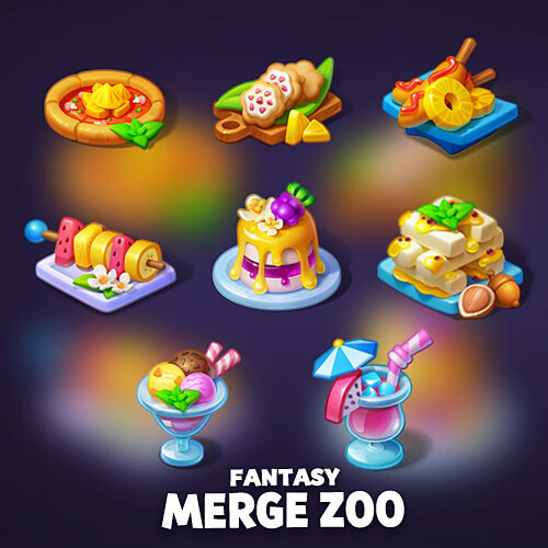 MergeZoo-Food Icon