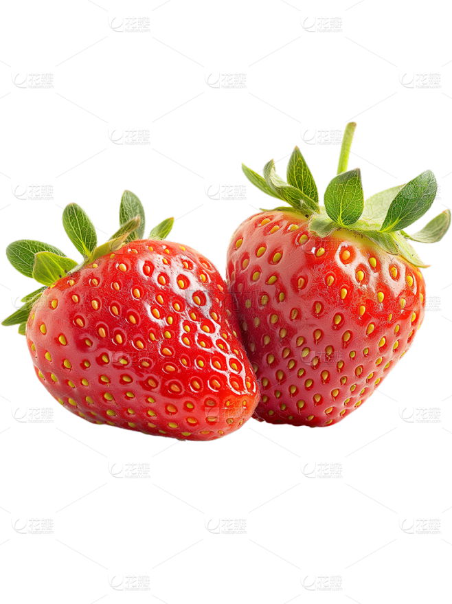 夏季果蔬通用多主体草莓元素素材