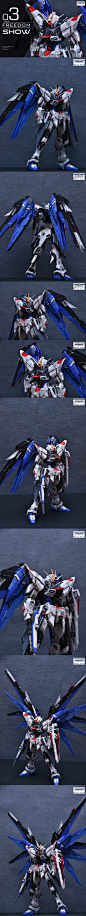 购 买 传送门：O无限维度MG自由2.0高达gk改件<br/>无限维度GK改造件：MG Freedom Gundam 自由2.0范例公开：本次范例由Einschläfe工作室王牌制作师 @Rein_van 完成，涂装方面采用了装甲切割色涂装，同时对细节进行精密分色处理，水贴则使用改造件附送的精密水贴配合HIQ警告水贴进行修饰，使自由2.0的视觉印象得到飞跃 ​​​​...展开全文c