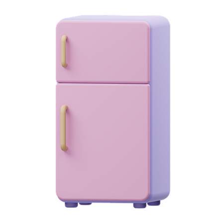 Fridge 3D Illustrati...