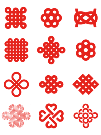中国结图标设计元素