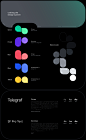 banking colorful dark mode Figma Mobile app modular product design  ui design UI/UX user interface