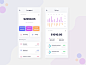 省钱的应用程序android银行应用程序移动应用程序设计财务业务ios应用程序财务app动画插图iphonex渐变ui应用程序