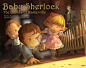 #Baby Sherlock#-Elle_Shengxuan_Shi_封面,儿插,插图,绘本_涂鸦王国插画