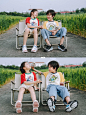 快乐❤多巴胺兄妹穿搭|小孩子就要跑起来呀