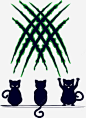 矢量猫咪爪子免抠png素材_新图网ixintu.com