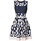 ISSA Intarsia Knit Bay Dress