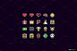 一套 精美 像素图 图标 pixel icons 合集图标主题图标图标icon