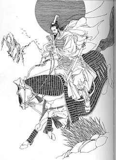 &lt;Pic&gt;古代天子画像,选自日本画家皇名月《历代帝王图》赵武灵王