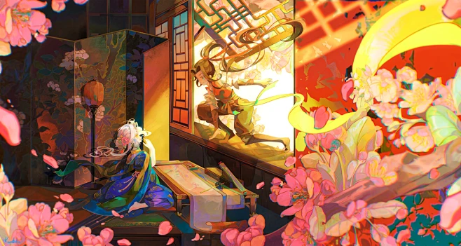 相遇_KUNATATA__插画师作品_涂鸦王国gracg.com图片_手绘插画图片素材-花瓣网