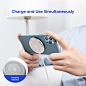 Magnetic Wireless Charging Pad with 20W Power Adapter : Descriptions: Magnetic Charging Design: Syncwire USB C Wireless Charger built-in superior magnetic attraction, which keeps your mobile keep charging in place, Feel free to charge your mobile phone or